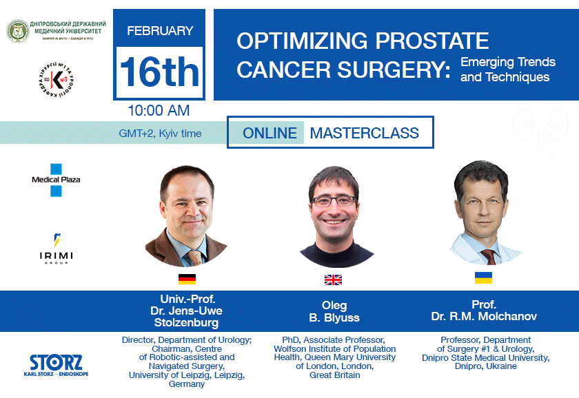 Optimizing Prostate Cancer Surgery: Emerging Trends and Techniques. Online MasterClass